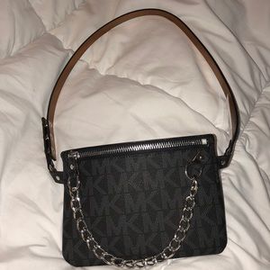 Black Micheal Kors Fanny Pack